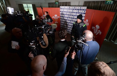 040215 - Wales Rugby Media Interviews -Alun Wyn Jones talks to media