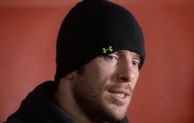 040215 - Wales Rugby Media Interviews -Alun Wyn Jones talks to media