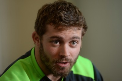 040215 - Wales Rugby Media Interviews -Leigh Halfpenny talks to media