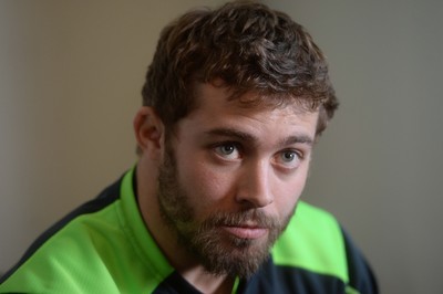 040215 - Wales Rugby Media Interviews -Leigh Halfpenny talks to media