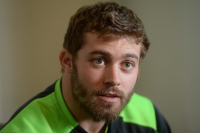 040215 - Wales Rugby Media Interviews -Leigh Halfpenny talks to media