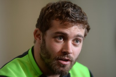 040215 - Wales Rugby Media Interviews -Leigh Halfpenny talks to media