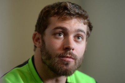 040215 - Wales Rugby Media Interviews -Leigh Halfpenny talks to media