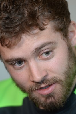 040215 - Wales Rugby Media Interviews -Leigh Halfpenny talks to media