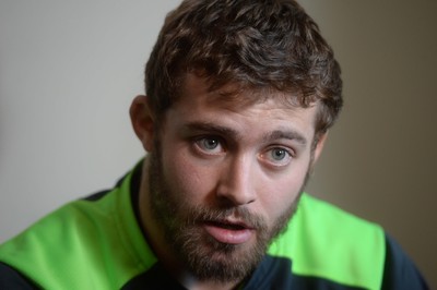 040215 - Wales Rugby Media Interviews -Leigh Halfpenny talks to media