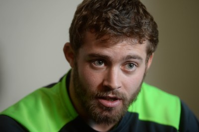 040215 - Wales Rugby Media Interviews -Leigh Halfpenny talks to media