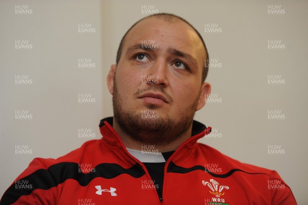 050213 - Wales Rugby Media Interviews -Craig Mitchell talks to reporters