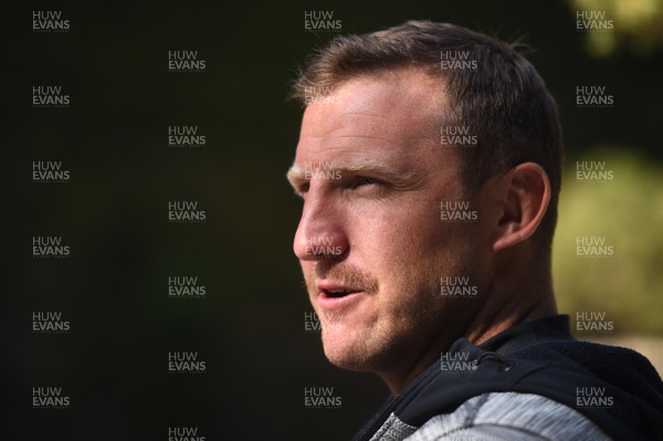 050618 - Wales Rugby Media Interviews - Hadleigh Parkes talks to media