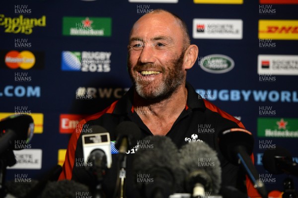 051015 - Wales Rugby Media Interviews -Robin McBryde talks to media