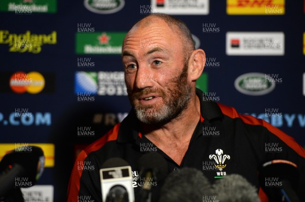 051015 - Wales Rugby Media Interviews -Robin McBryde talks to media