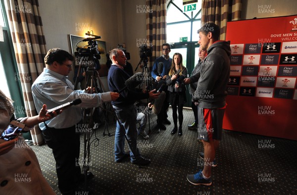 051113 - Wales Rugby Media Interviews - Rhys Priestland talks to reporters 