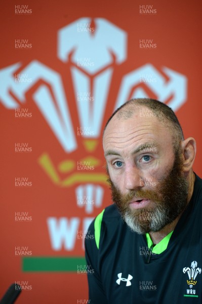 050315 - Wales Rugby Media Interviews -Robin McBryde talks to media