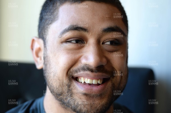 050315 - Wales Rugby Media Interviews -Taulupe Faletau talks to media