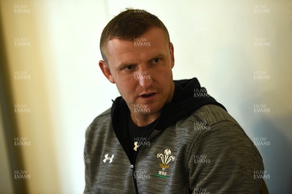 061118 - Wales Rugby Media Interviews - Hadleigh Parkes talks to media