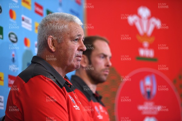 071019 - Wales Rugby Media Interviews - Warren Gatland and Alun Wyn Jones talk to media