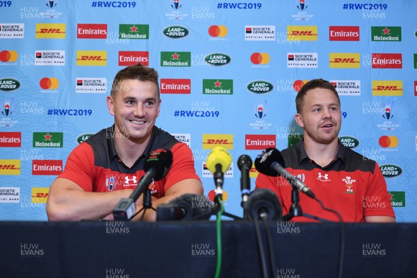 071019 - Wales Rugby Media Interviews - Jonathan Davies and James Davies talk to media