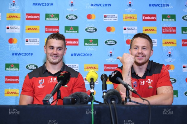 071019 - Wales Rugby Media Interviews - Jonathan Davies and James Davies talk to media