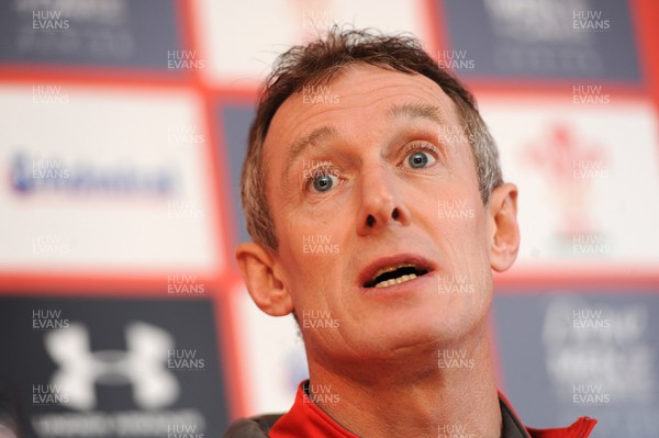 071113 - Wales Rugby Media Interviews -Rob Howley talks to reporters