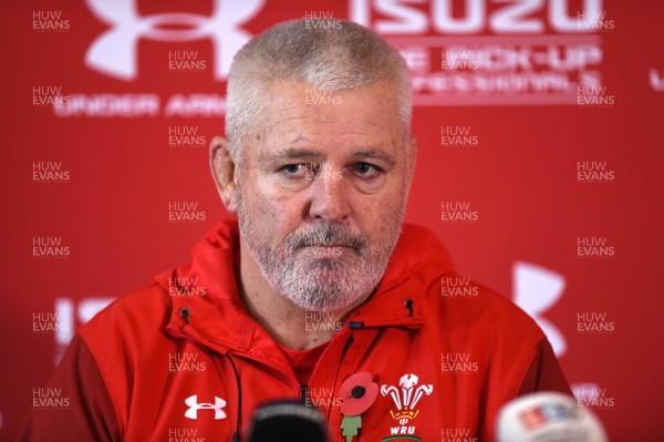 081118 - Wales Rugby Media Interviews -Warren Gatland talks to media