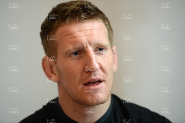 090318 - Wales Rugby Media Interviews -Bradley Davies talks to media