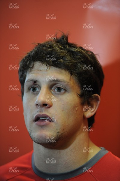 111113 - Wales Rugby Media Interviews -Lloyd Williams talks to reporters