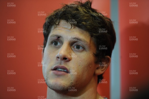 111113 - Wales Rugby Media Interviews -Lloyd Williams talks to reporters