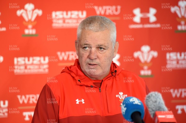 120618 - Wales Rugby Media Interviews - Warren Gatland talks to media