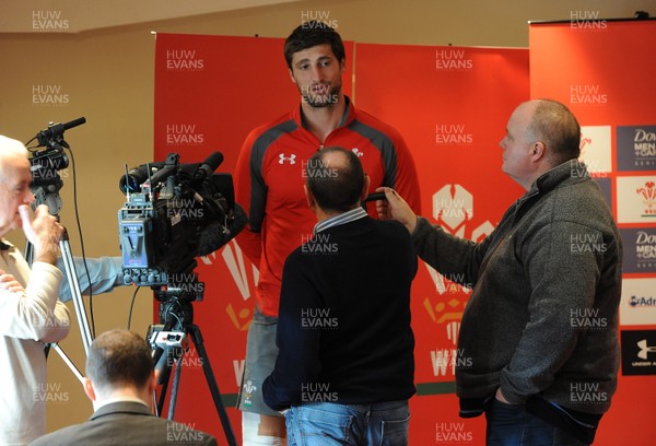 121113 - Wales Rugby Media Interviews -Luke Charteris talks to rporters