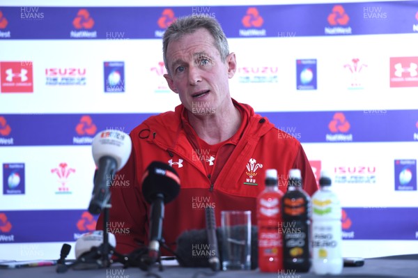 130218 - Wales Rugby Media Interviews -  Rob Howley talks to media