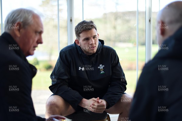 130218 - Wales Rugby Media Interviews -  Elliot Dee talks to media