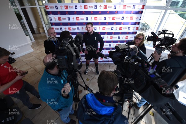 130218 - Wales Rugby Media Interviews -  Wyn Jones talks to media