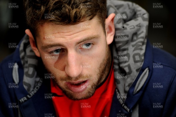 131112 - Wales Rugby Media Interviews -Alex Cuthbert talks to reporters