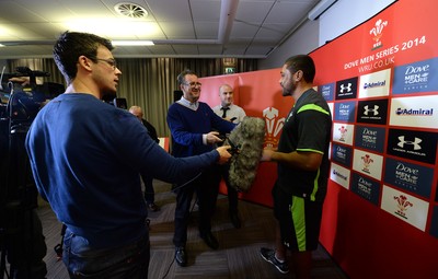 131114 - Wales Rugby Media Interviews -Taulupe Faletau talks to media