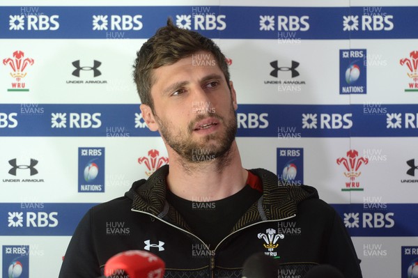 140316 - Wales Rugby Media Interviews -Luke Charteris talks to media