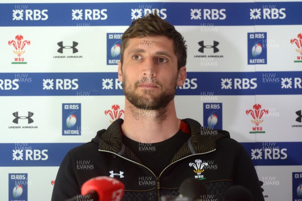 140316 - Wales Rugby Media Interviews -Luke Charteris talks to media