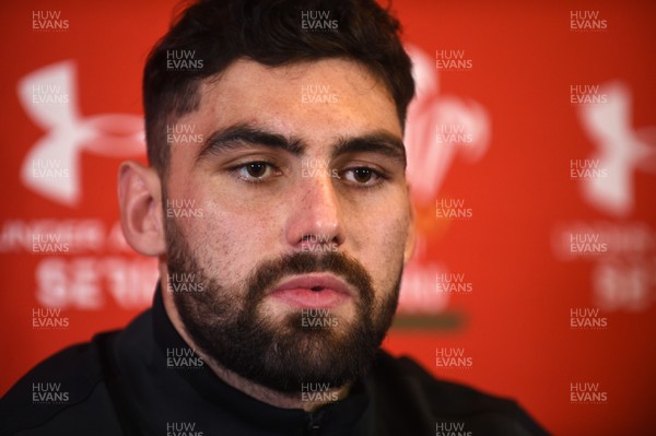 141117 - Wales Rugby Media Interviews - Cory Hill talks to media