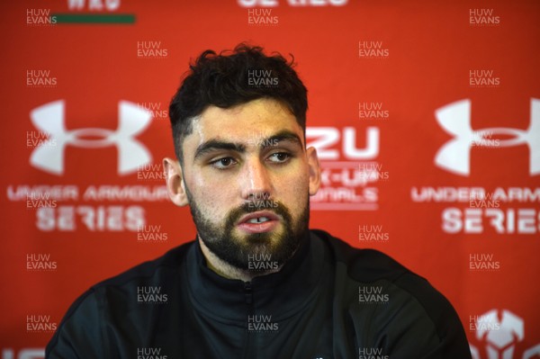 141117 - Wales Rugby Media Interviews - Cory Hill talks to media