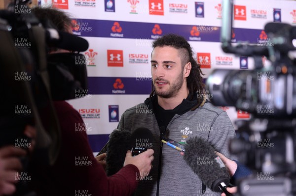 150318 - Wales Rugby Media Interviews - Josh Navidi talks to media
