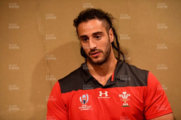 161019 - Wales Rugby Media Interviews - Josh Navidi talks to media