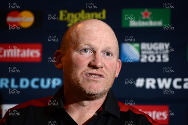 170915 - Wales Rugby World Cup Media Interviews -Neil Jenkins talks to media