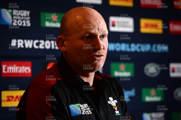 170915 - Wales Rugby World Cup Media Interviews -Neil Jenkins talks to media