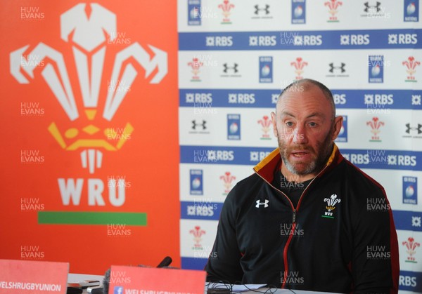 180216 - Wales Rugby Media Interviews -Robin McBryde talks to media