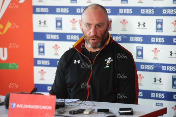 180216 - Wales Rugby Media Interviews -Robin McBryde talks to media