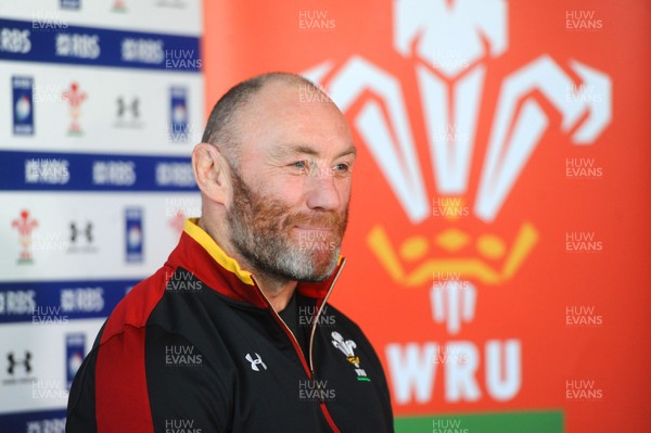 180216 - Wales Rugby Media Interviews -Robin McBryde talks to media