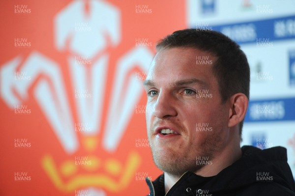 180216 - Wales Rugby Media Interviews -Gethin Jenkins talks to media