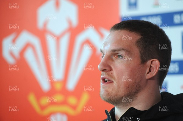 180216 - Wales Rugby Media Interviews -Gethin Jenkins talks to media