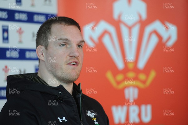 180216 - Wales Rugby Media Interviews -Gethin Jenkins talks to media