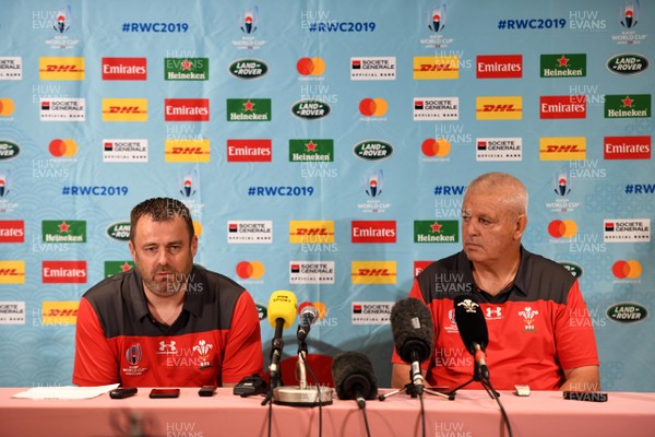 180919 - Wales Rugby Media Interviews - WRU Chief Executive Martyn Phillips and Head Coach Warren Gatland talk to media