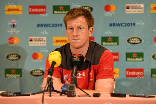 190919 - Wales Rugby Media Interviews - Rhys Patchell talks to media