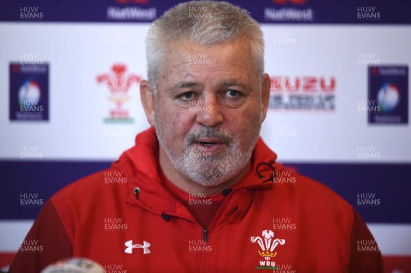 200218 - Wales Rugby Media Interviews - Warren Gatland talks to media